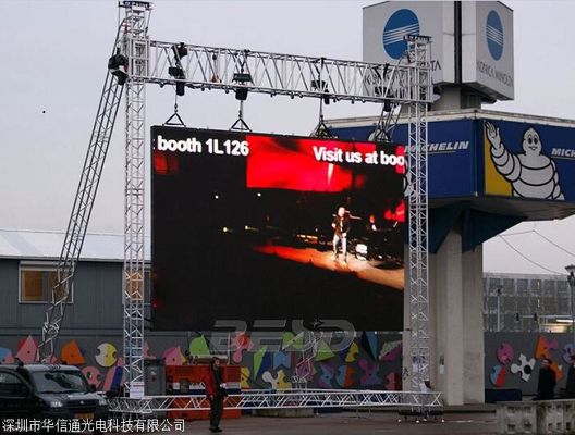 2.5-10mm Pixel Pitch Customized Outdoor LED Video Walls Durable High Performance ODM