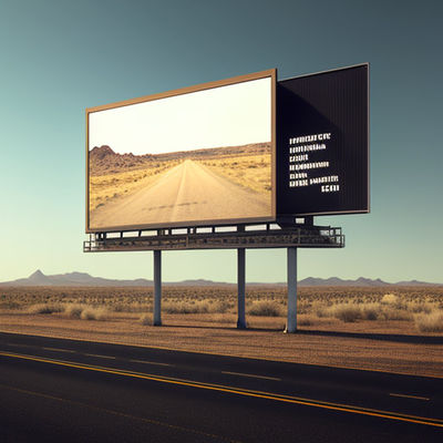 OEM Outdoor LED Display Screen Hanging P8 3840Hz Refresh Rate