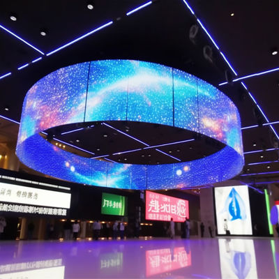Outdoor P5 Flexible LED Screen Display Module Ultra Thin High Safety