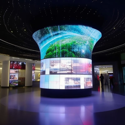 Indoor Curved LED Screen Panel IP65 Creative LED Display ISO9001