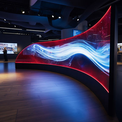 Customized Curved LED Screen Display 4mm 3840Hz High Refresh Rate