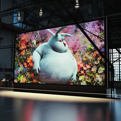 Fixed Indoor Digital Display Board 1920Hz Refresh Rate P1.86 LED Screen