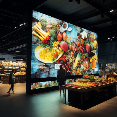 Brilliant Indoor Fixed LED Display Screen HDMI / DVI / VGA Input Interface