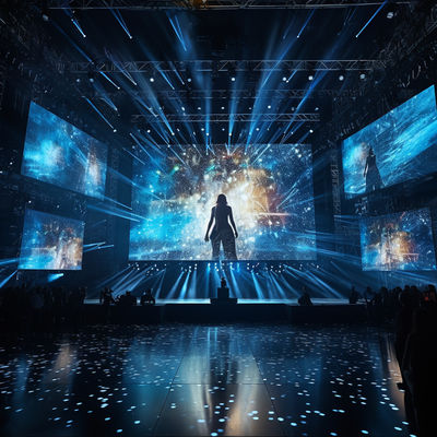 Stage LED Video Display Panel Rental Wall Mounted 3840Hz Refresh Rate