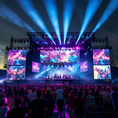 HDMI / DVI Outdoor LED Wall Screen Rental LED Video Wall Module