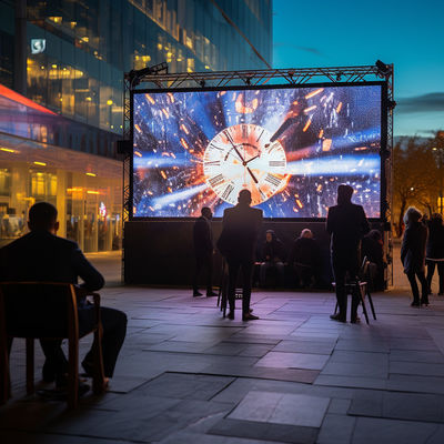 Custom High Resolution Video Wall Creative P6 LED Outdoor Screen Rental