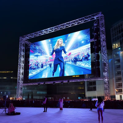 High Contrast Indoor LED Video Wall Rental HDMI / DVI / VGA Input Interface