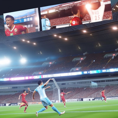 High Definition Stadium Big Screen 6500nits LED Perimeter Advertising