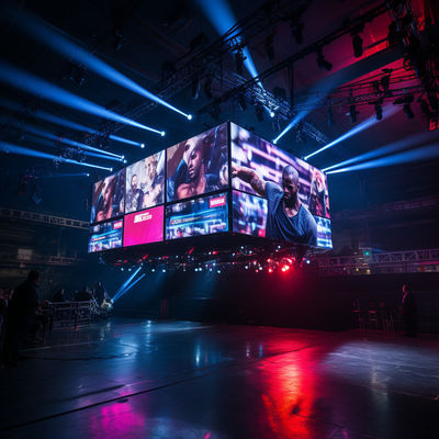 Seamless Outdoor Sports Perimeter LED Display IP65 6500nits Brightness