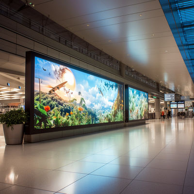 320*160mm Indoor LED Display with 1/64S Scan Rate and Die-casting Aluminum Cabinet