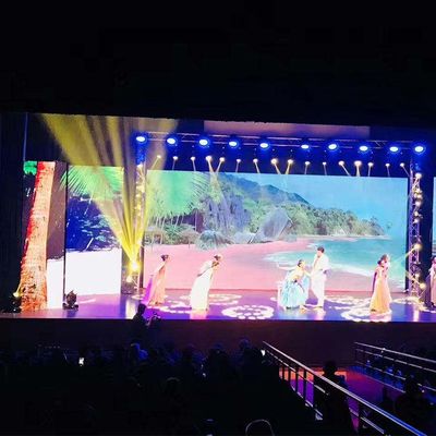 Indoor Rental P4.81 Full-Color Digital LED Display Screen with Cabinet Size 500*1000*85mm