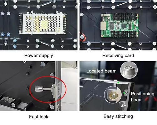 Full Color Outdoor P4.81 LED Display with Aluminium Die Case CE FCC Certified