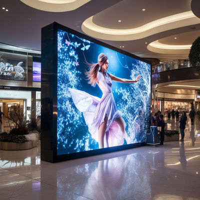 Indoor P6 Full Color LED Display Screen For Shopping Mall Display