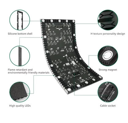 A Symphony of Light and Design Modern Curved LED Display Screen for  indoor event