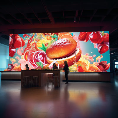 Full Color Gamut 1920 x 1080 Indoor Fixed LED Display with HDMI/DVI/VGA Input