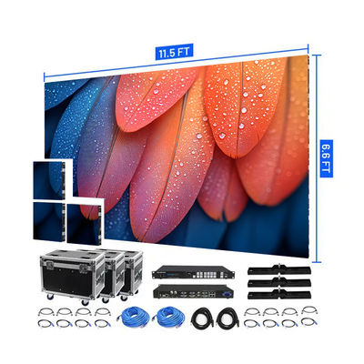Outdoor P4.81 SMD2020 Pixel Configuration LED Rental Screens with High Contrast