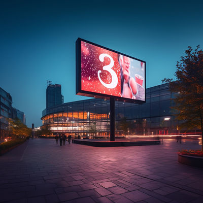 P4.81 Outdoor Waterproof LED Display Board , Bright View 140/120 Waterproof LED Screen
