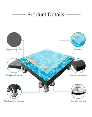 Interactive Digital RGB Tile Wall for Dancing Gaming Video Stage Dance Floor Stand Led Wall Panels Screen Touch Display