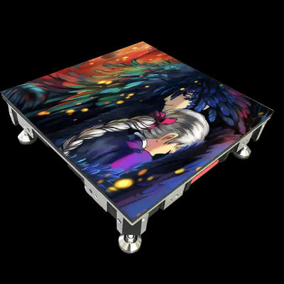 Interactive Digital RGB Tile Wall for Dancing Gaming Video Stage Dance Floor Stand Led Wall Panels Screen Touch Display