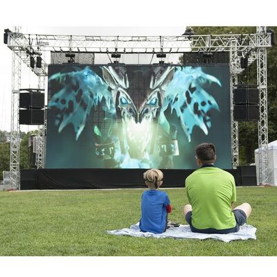 Outdoor P4.81 LED Video Wall with Die Cast Aluminum Cabinet IP65 Waterproof and 1920Hz-3840Hz Refresh Rate