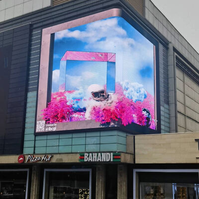 Outdoor LED Display Screen with IP65 Waterproof 1920Hz-3840Hz Refresh Rate and 100000 Hours Life Span LED Video Wall
