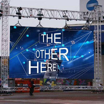 P3.91P4.81 Outdoor LED Display Screen with High Refresh Rate 1920Hz-3840Hz Waterproof IP65 and Die Cast Aluminum Cabinet