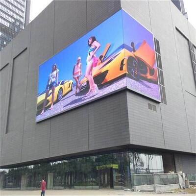 Outdoor LED Display Screen with IP65 Waterproof 1920Hz-3840Hz Refresh Rate and 100000 Hours Life Span