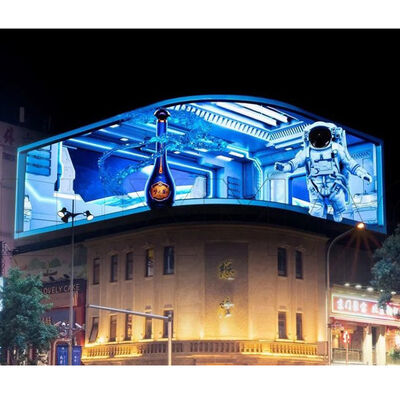 Outdoor LED Display Screen IP65 Waterproof with 1920Hz-3840Hz Refresh Rate and 100000 Hours Life Span