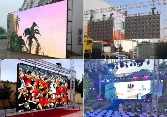 P3.91mm Pixel Pitch IP65 Waterproof Outdoor LED Display Screen with 1920Hz-3840Hz Refresh Rate