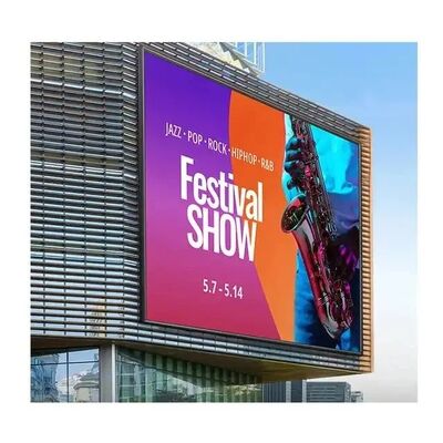 Outdoor P5 LED Video Wall with IP65 Waterproof Die-Cast Aluminum Cabinet and 1920Hz-3840Hz Refresh Rate