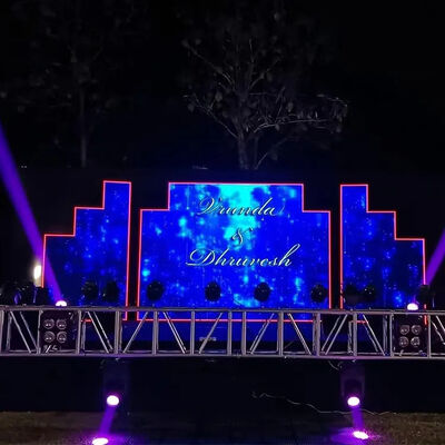 P3.91 Outdoor LED Display Screen IP65 Waterproof with 1920Hz-3840Hz Refresh Rate and Die Cast Aluminum Cabinet for Rental Video Wall