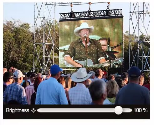 Outdoor LED Display Screen with IP65 Waterproof 1920Hz-3840Hz Refresh Rate and 100000 Hours Life Span for Digital Signage Billboard