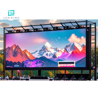 Outdoor LED Display Screen with IP65 Waterproof 1920Hz-3840Hz Refresh Rate and 100000 Hours Life Span for Advertising