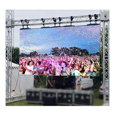 IP65 Waterproof Outdoor LED Display with 3840Hz Refresh Rate and 5000cd/m² Brightness for High Visibility