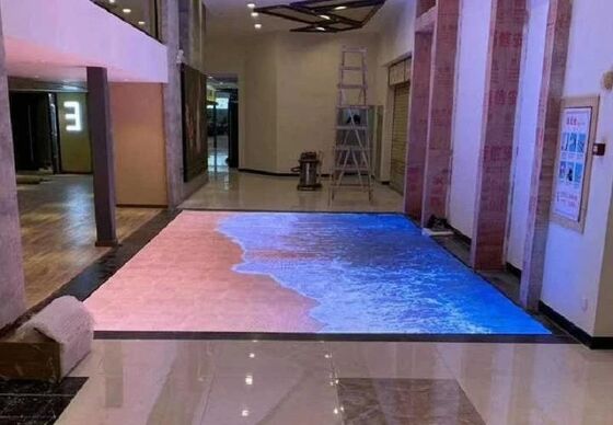 P3.91 Outdoor Interactive LED Video Wall with 3.91mm Pixel Pitch IP65 Waterproof and 4500-5000cd/m² Brightness