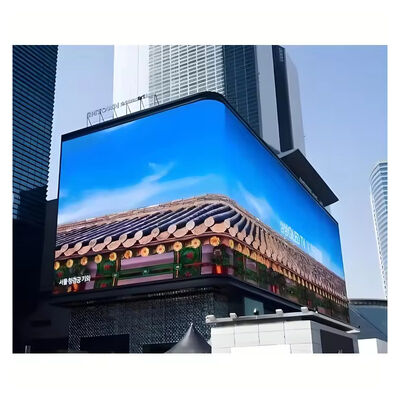 IP65 Waterproof Outdoor LED Display Screen with 4000-5500 cd/m² Brightness and 100000 Hours Life Span for Advertising