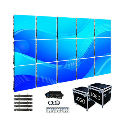Outdoor LED Display Screen with IP65 Waterproof 4000-5000 cd/m² Brightness and 3840-7680Hz Refresh Rate for Advertising and Events