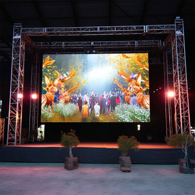 Customized P2.6mm Pixel Pitch IP65 Waterproof Outdoor LED Display Screen with 3840-7680Hz Refresh Rate for Rental and Stage Use