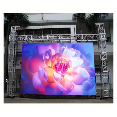 Customized P2.6mm Pixel Pitch IP65 Waterproof Outdoor LED Display Screen with 3840-7680Hz Refresh Rate for Rental and Stage Use