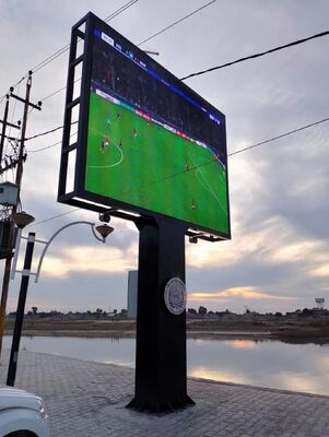 Durable Outdoor P4 Full Color LED Video Wall Display Screen with IP65 Waterproof 4500-5500cd/m² Brightness and 100000 Hours Life Span