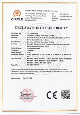 High Brightness 4500-5500cd IP65 Waterproof Outdoor LED Video Wall with 960x960mm Cabinet Size