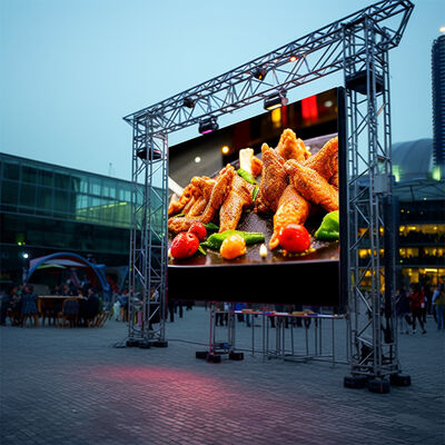 P2.6mm Pixel Pitch IP65 Waterproof LED Video Wall with 3840-7680Hz Refresh Rate for Outdoor Rental LED Display