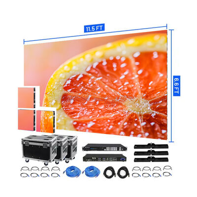 Outdoor LED Display Screen with IP65 Waterproof 3840-7680Hz Refresh Rate and Die-Casting Aluminum Cabinet