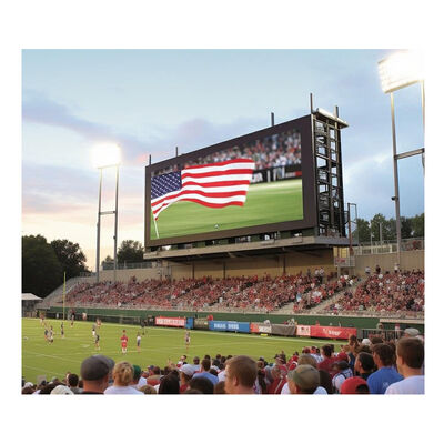 Outdoor LED Display Screen IP65 Waterproof 4500-5500cd Brightness 960x960mm Cabinet Size for Digital Signage