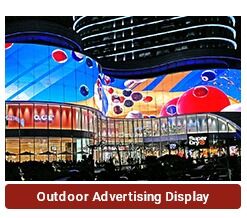 Waterproof IP65 Outdoor LED Display Screen with 4500-5500cd Brightness and 3840-7680Hz Refresh Rate