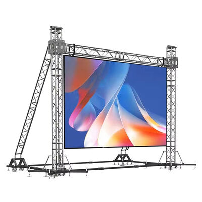 Outdoor LED Video Wall P4.81mm Pixel Pitch IP65 Waterproof with 3840-7680Hz Refresh Rate for Stage Events and Advertising