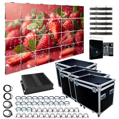 Hot Sale IP65 Waterproof 3840-7680Hz Refresh Rate Die-casting Aluminum Cabinet LED Video Wall for Outdoor Rental Events