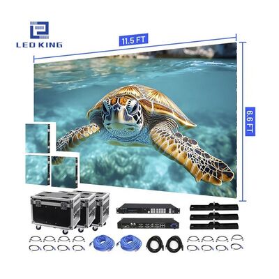 500x500mm IP65 Waterproof Outdoor LED Video Wall with 3840-7680Hz Refresh Rate for Rental Stage Background
