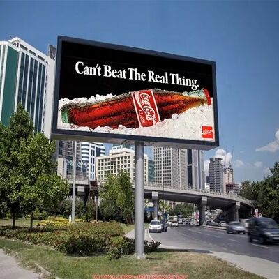 Outdoor LED Display Screen with IP65 Waterproof 4500-5500cd/㎡ Brightness and 3840-7680Hz Refresh Rate for Digital Billboard