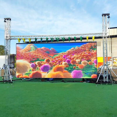 Hot Sale Outdoor P3.91 P4.81 IP65 Waterproof LED Video Wall with 4500-5000cd/m² Brightness and 3840-7680Hz Refresh Rate for Events